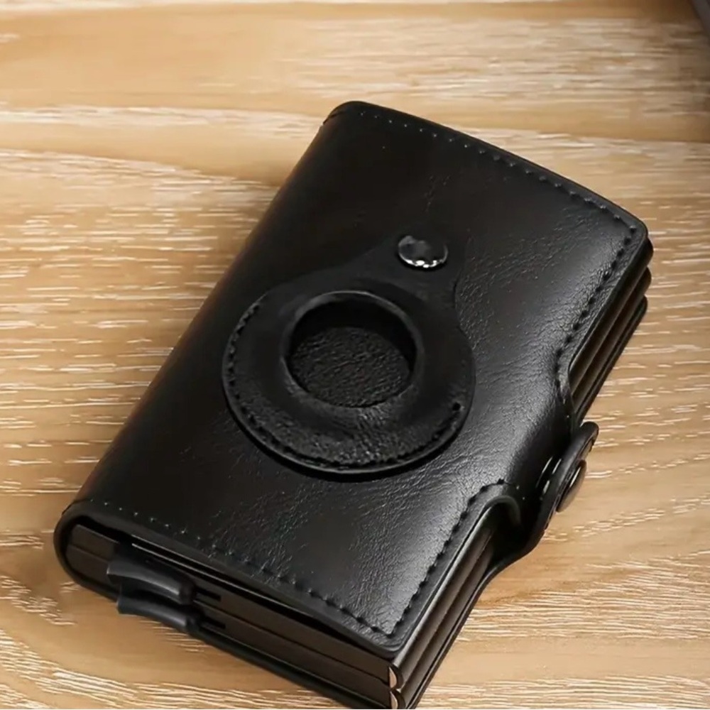 Elegant Black Leather Men's Wallet
